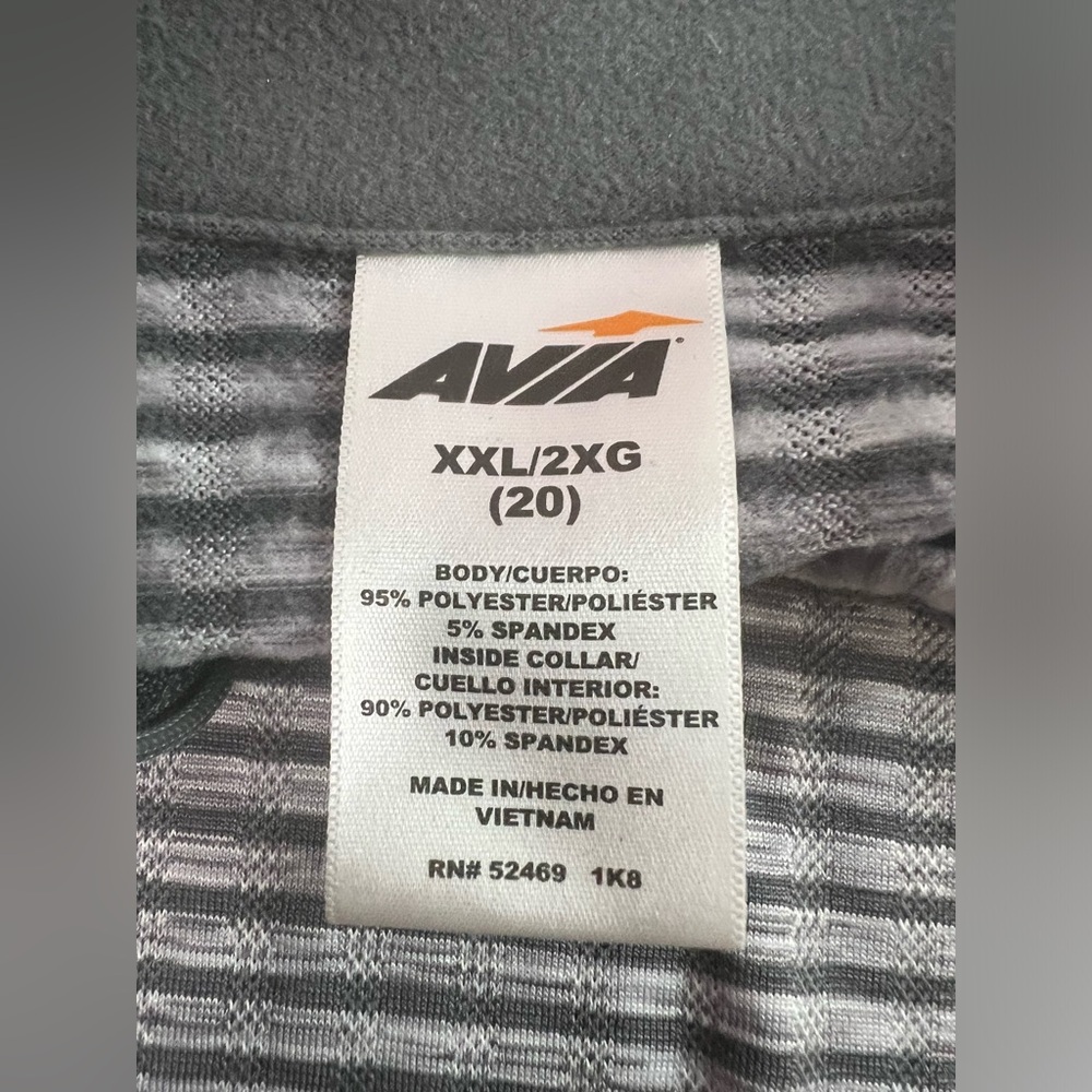 *2/$10* Avia quarter zip pullover - XXL - Picture 5 of 5